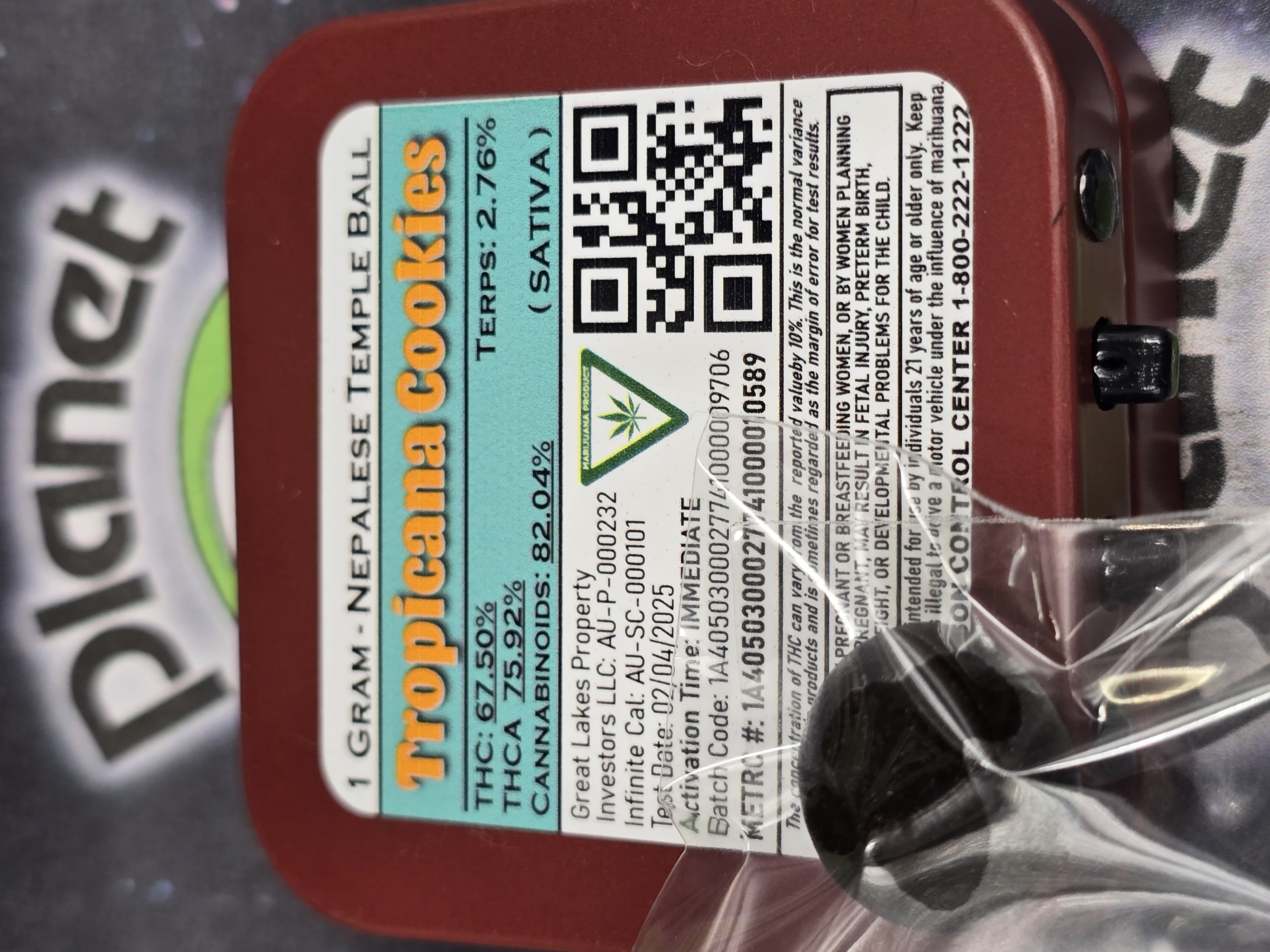 Photograph of product: Old School au chocolat | Tropicana Cookies Temple Ball