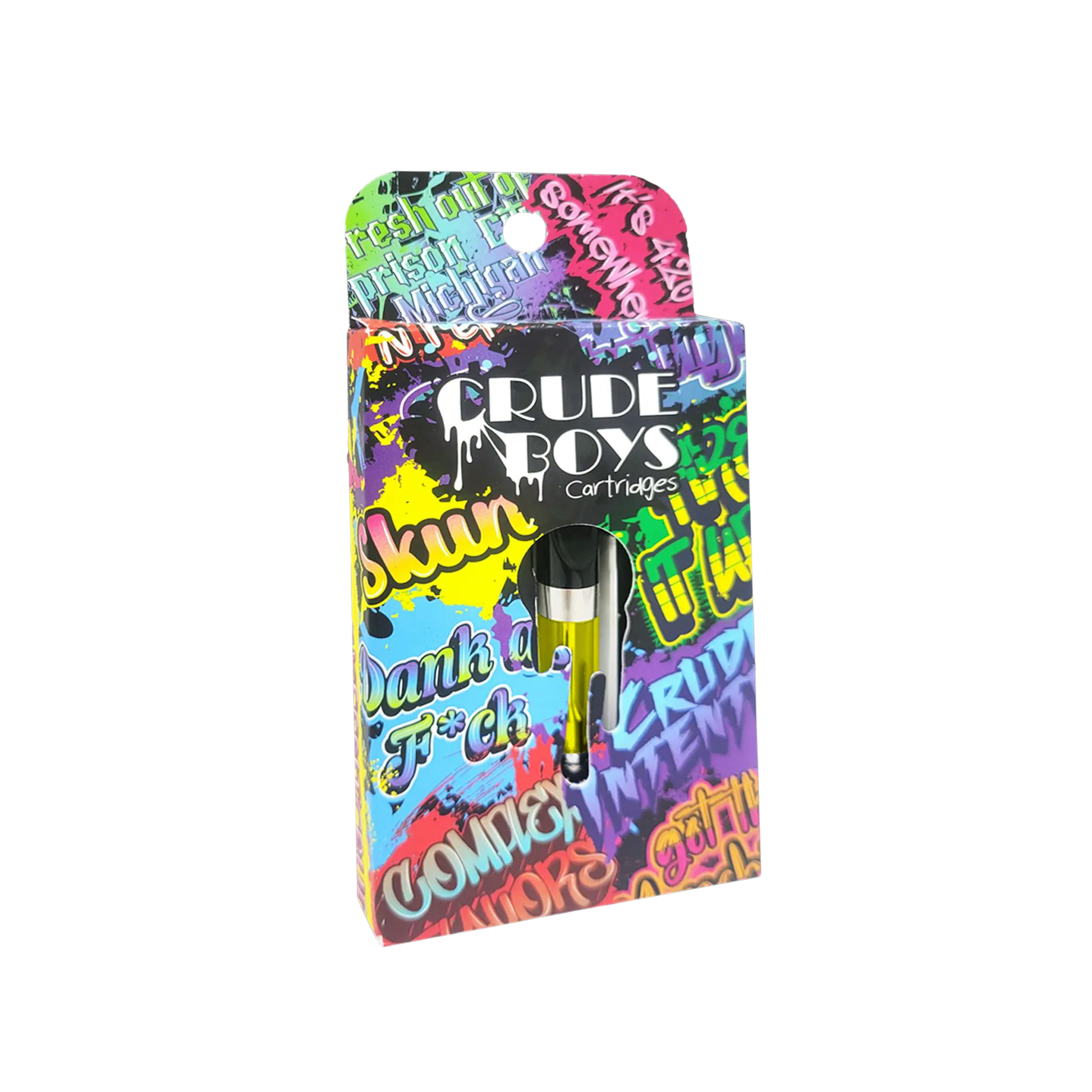 Photograph of product: Cartridge | Fruity Peb OG | 1g | Crude Boys