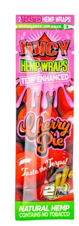 Photograph of product: Juicy Jays - Terp Infused Hemp Wraps - Cherry Pie