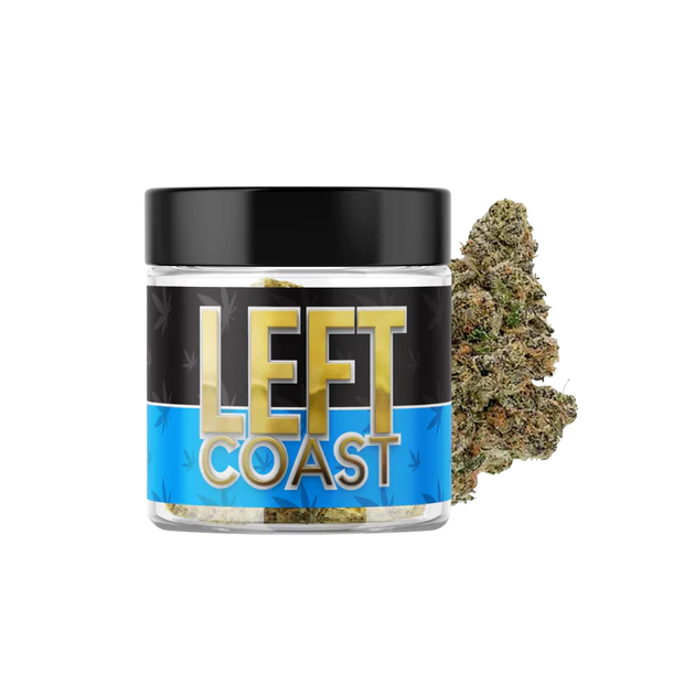 Photograph of product: Left Coast Premium Indoor Flower Blue Dream 26.2% Oui'd-Hybrid 3.5g