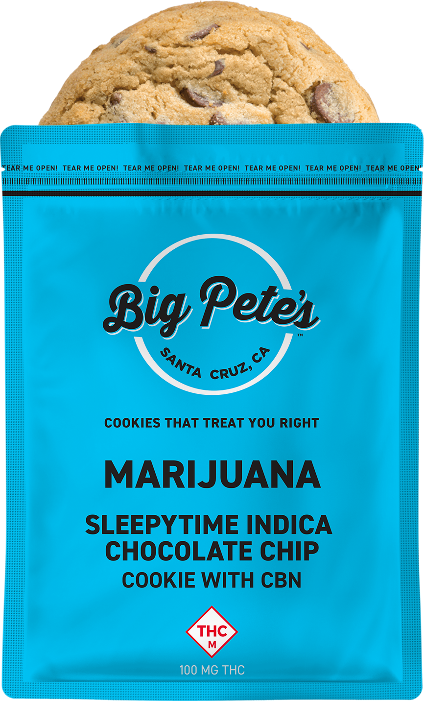 Photograph of product: Big Pete's Treats Chocolate Chip + CBN Cookie | 100mg*
