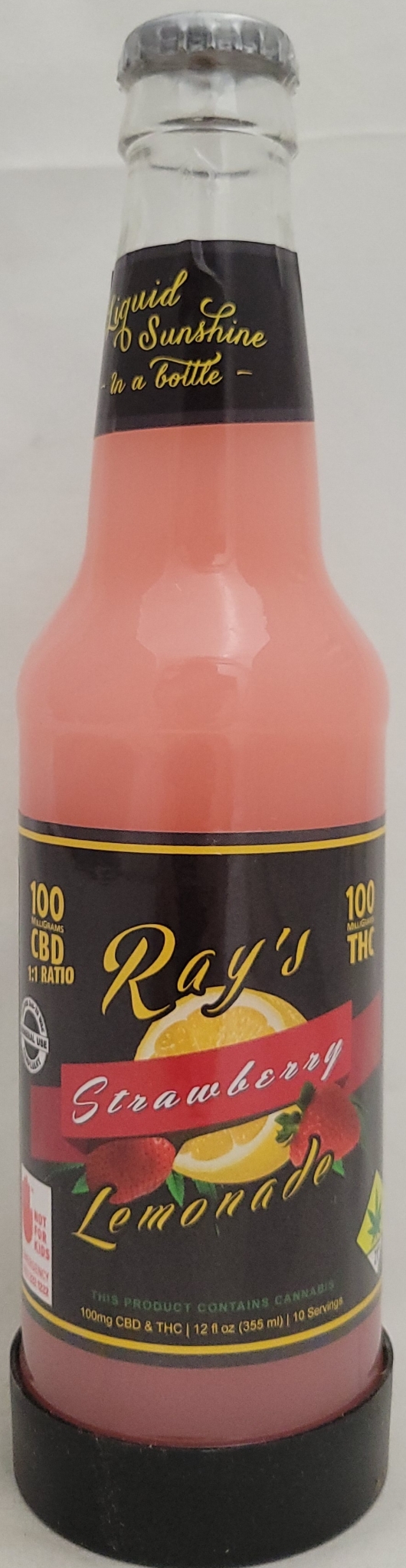 Photograph of product: Strawberry Lemonade 1:1  CBD:TH-oui | 100mg *General Use Compliant*