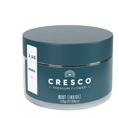 Photograph of product: CRESCO LA KUSH CAKE FLOWER 3.5G