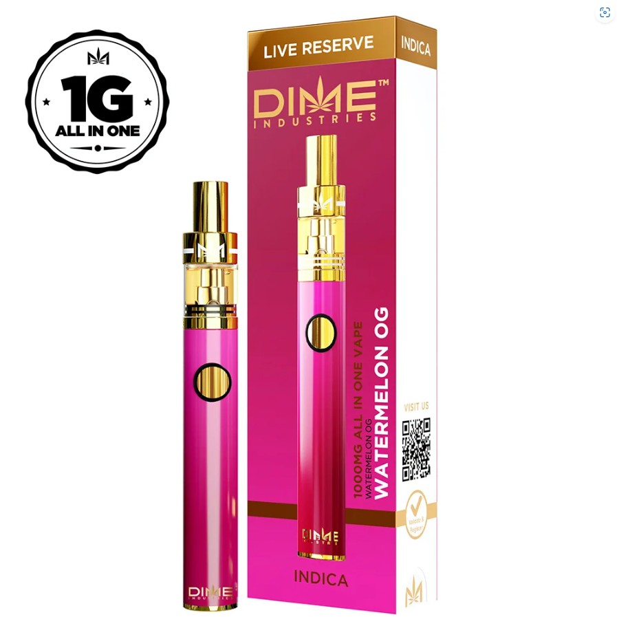 Photograph of product: Live Resin Watermelon OG All-In-One 0.9g