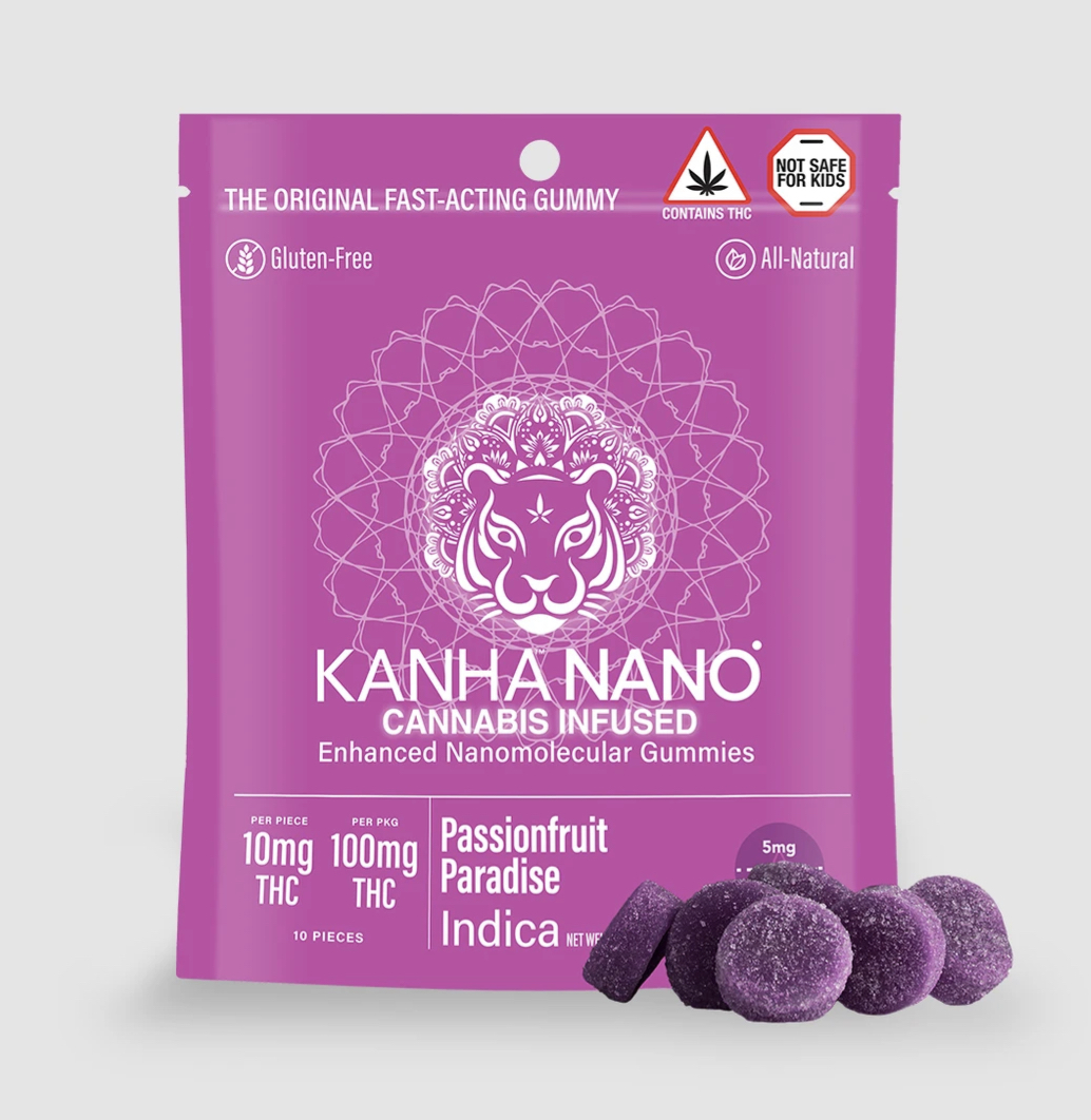 Photograph of product: Gummies - Passionfruit Paradise - 100MG (TAX INCLUDED)