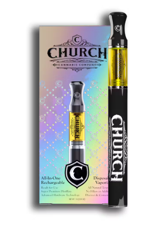 Photograph of product: Church - Strawberry Cough - Disposable