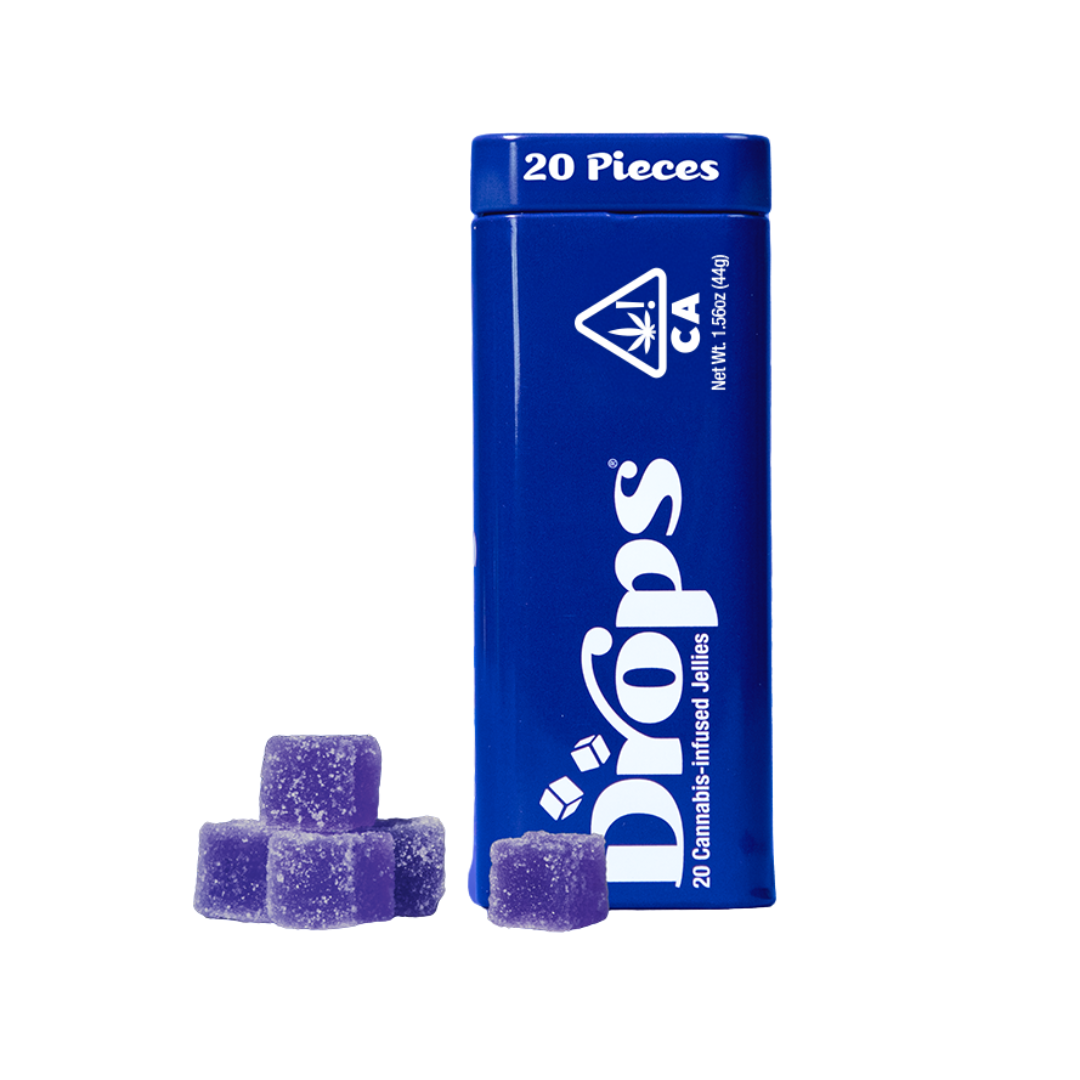 Photograph of product: BLACK CURRANT LIVE ROSIN GUMMIES 20-PACK  (1 TH-oui: 1 CBD: 1 CBN)