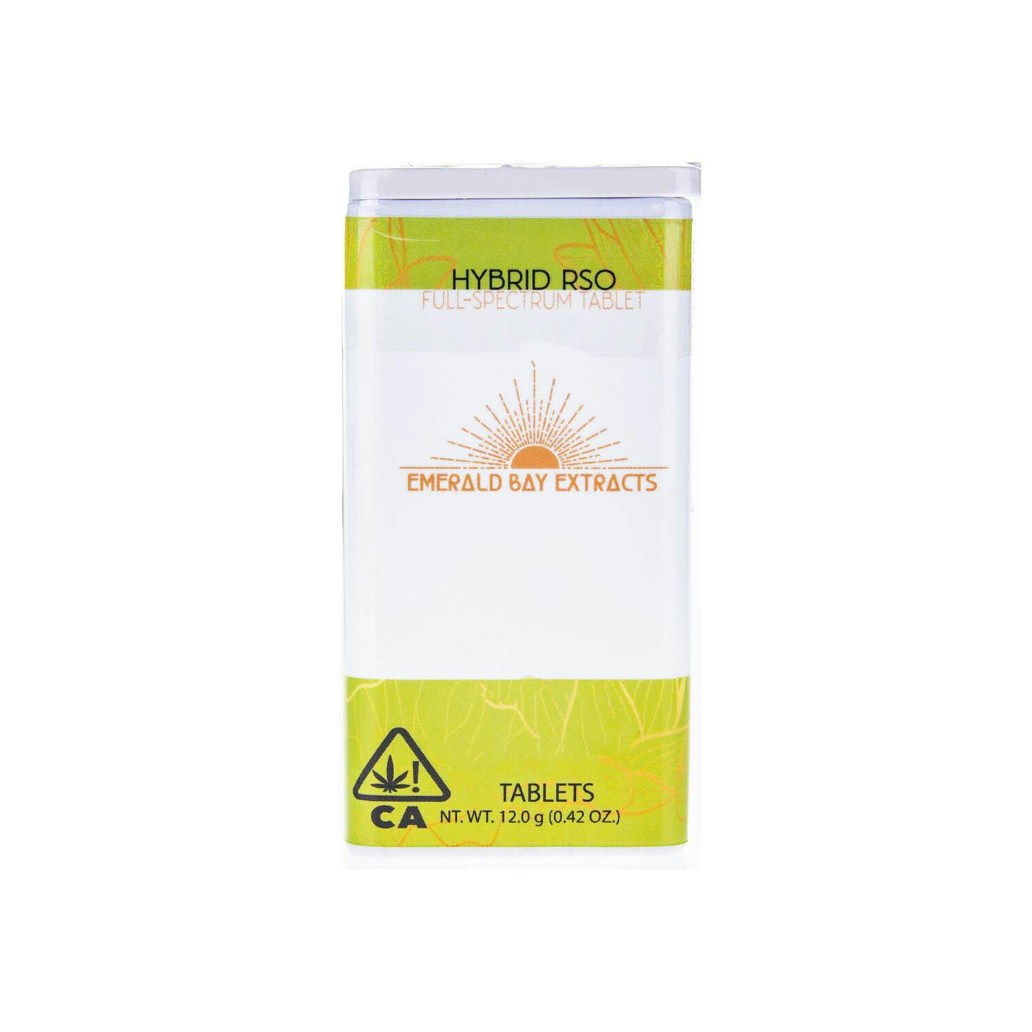 Photograph of product: Emerald Bay Extracts | Strawberry Gelato RSO Tablets (40 Pack - 400mg TH-oui)