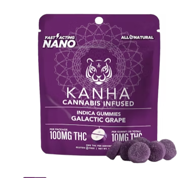 Photograph of product: Galactic Grape I 100MG 10PK Edibles  (TAX INCLUDED)