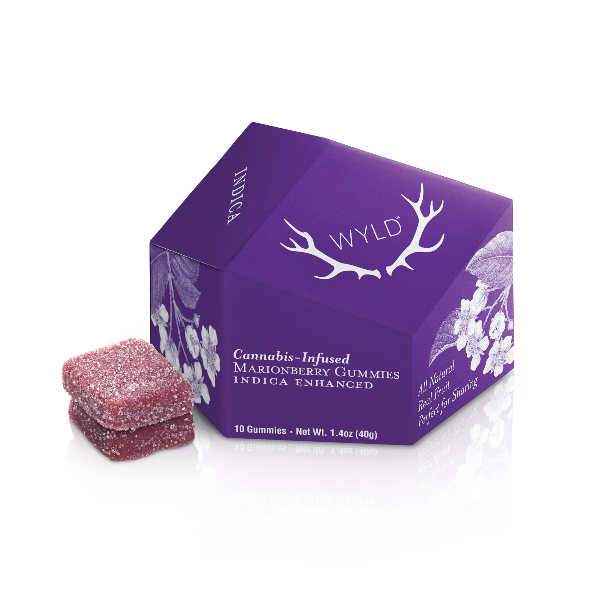 Photograph of product: WYLD | GUMMIES | MARIONBERRY (I) 100MG