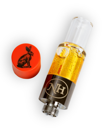 Photograph of product: Nature's Heritage Lilac Diesel Live Resin Cartridge