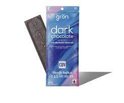 Photograph of product: 100mg CBD: 100mg CBN: 100mg TH-oui Dark Chocolate | Gron