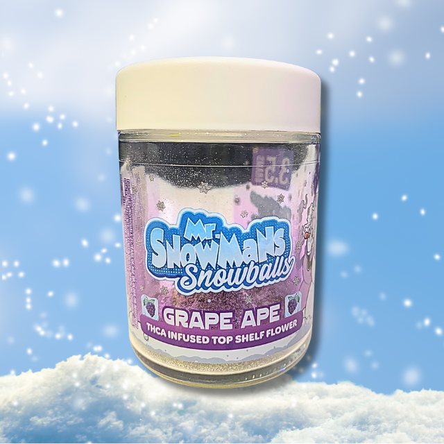 Photograph of product: GRAPE APE 3.5G SNOWBALLS