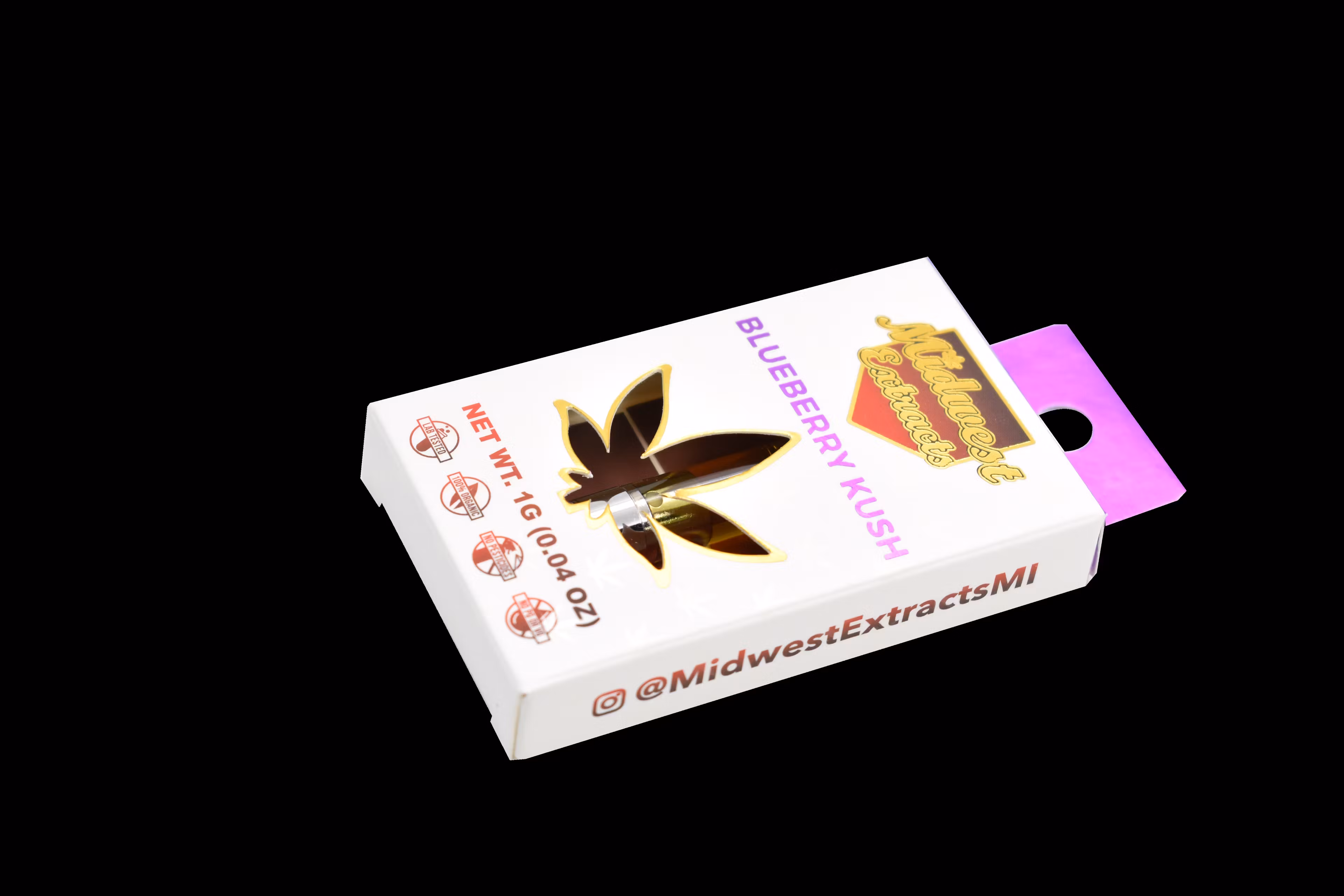 Photograph of product: AU Midwest Extracts: Alien Porn 1G Cart