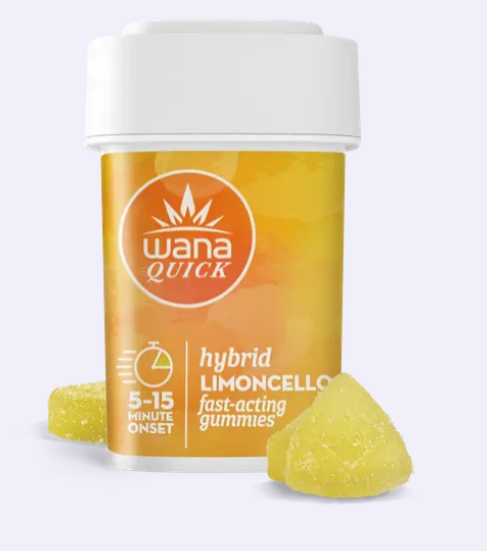 Photograph of product: WANA (Hybrid) Quick Italian Lemon Cream Chews 10mg