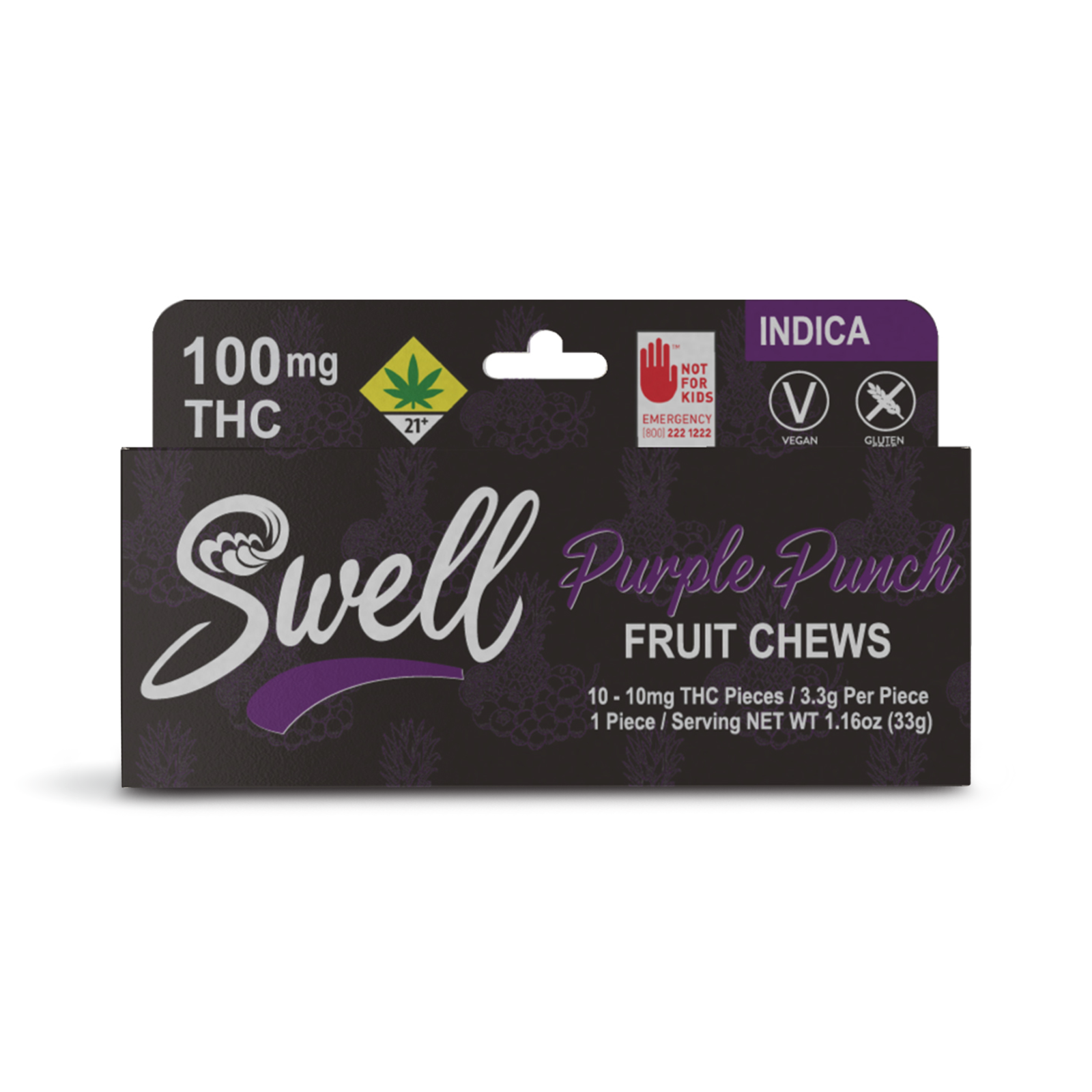 Photograph of product: Purple Punch Oui'd Fruit Chews | 10-pack