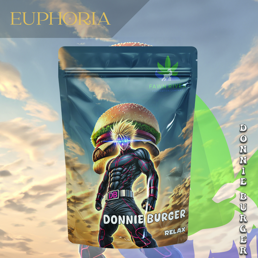 Photograph of product: Donnie Burger - Euphoria - Pre-Package Flower (28g)