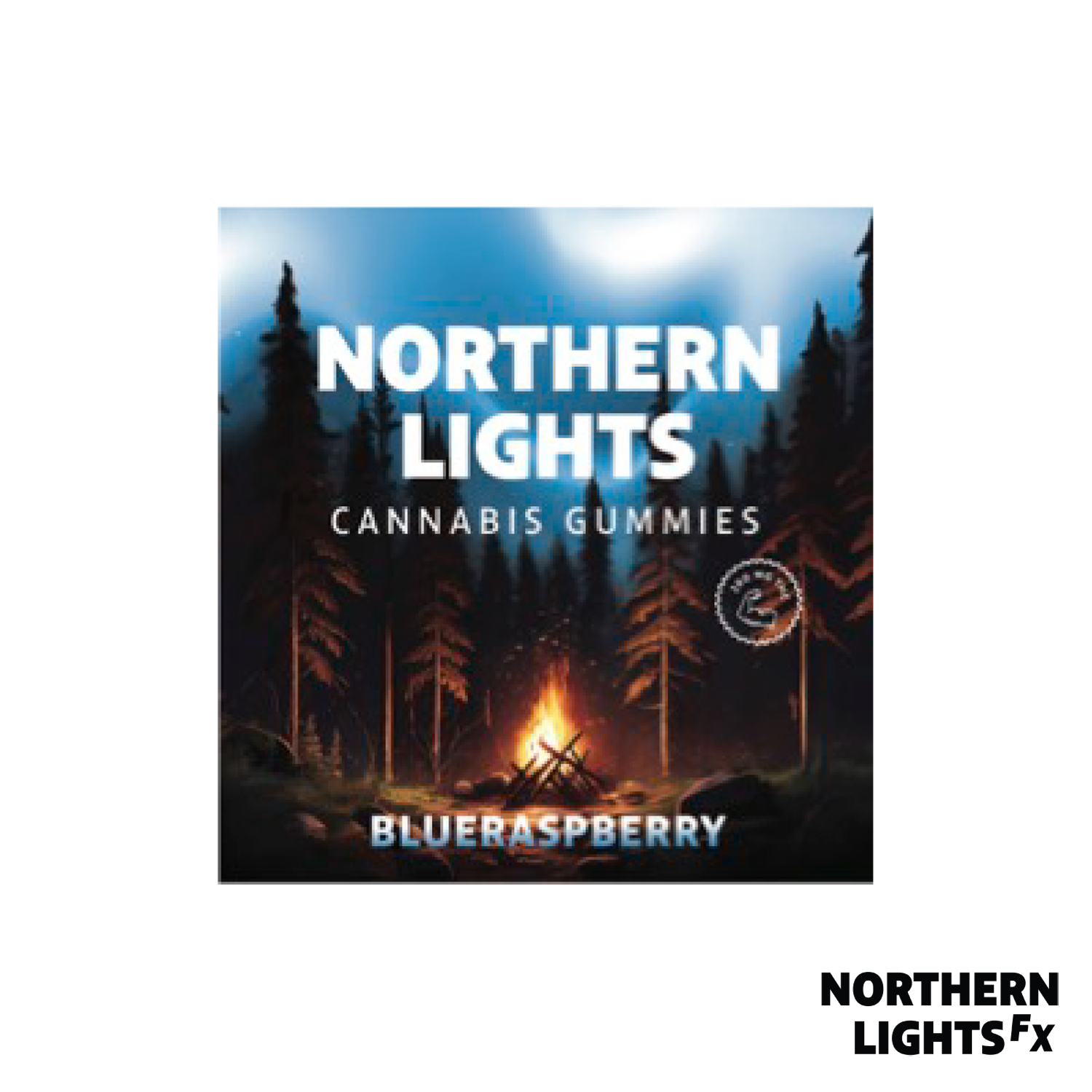 Photograph of product: Blue Raspberry Gummies 4pk - 200mg