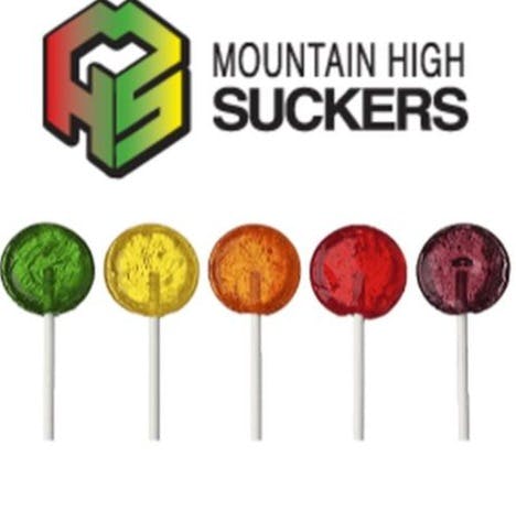 Photograph of product: Mountain High Suckers - Blueberry - (H) 10mg