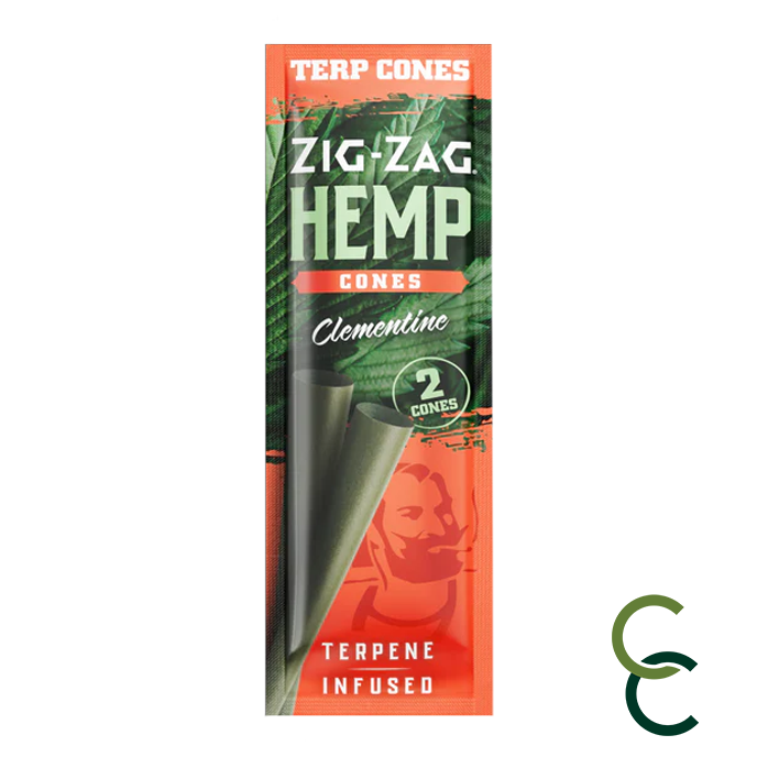 Photograph of product: Zig Zag Terp Infused Clementine 2pk