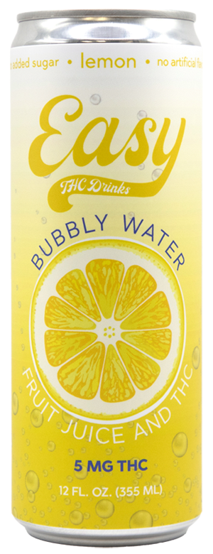 Photograph of product: Lemon Bubbly Water | 5mg