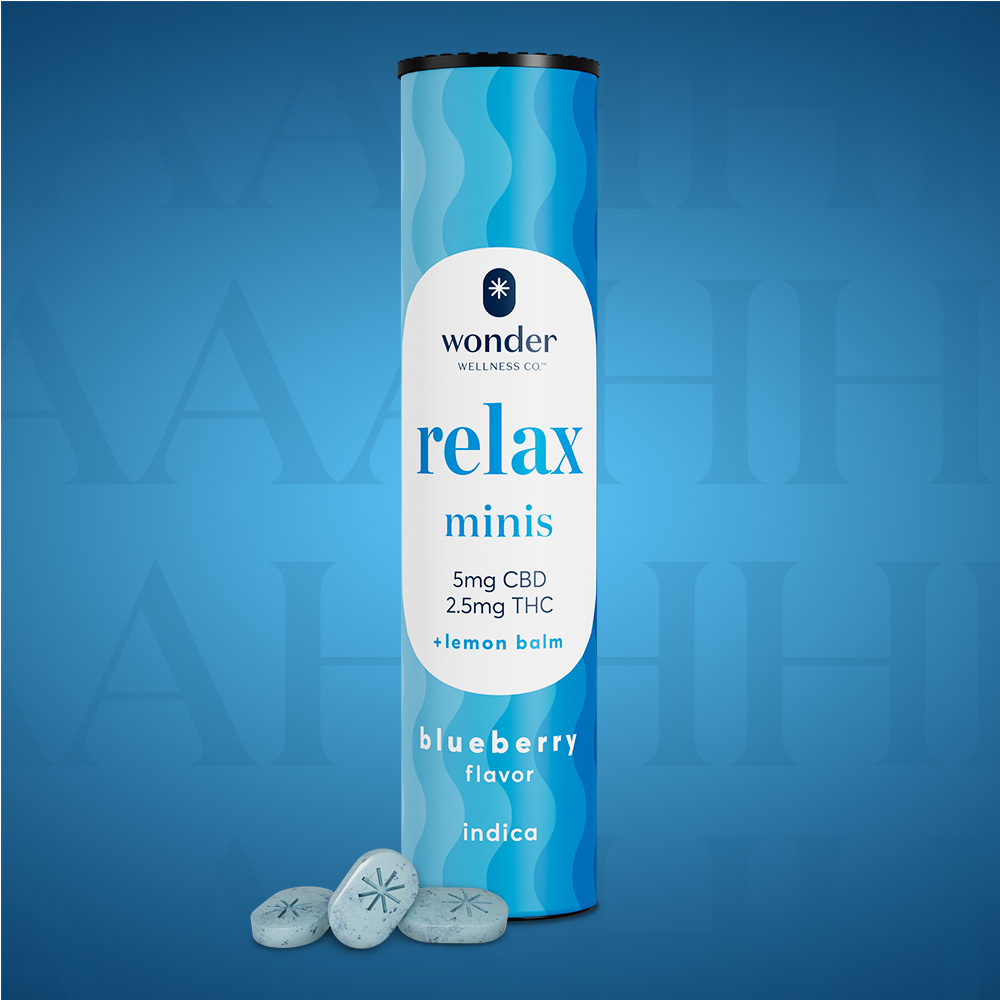 Photograph of product: Wonder Minis 100mg 2:1 Relax 40pk