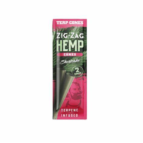 Photograph of product: ZigZag 2Pack Terpene Infused Hemp Cones Shortcake
