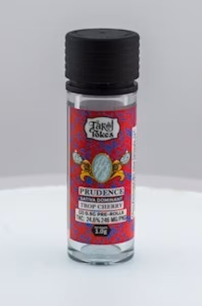 Photograph of Product: Tarot Tokes | Trop Cherry | Pre-Roll 2pk | Sativa