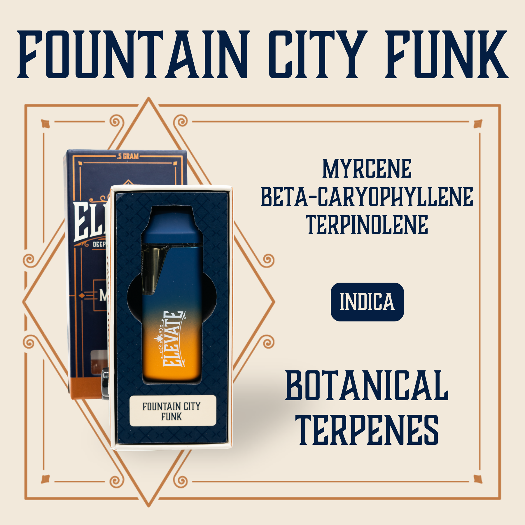 Photograph of product: Fountain City Funk Min-E-Bar AIO Disposable