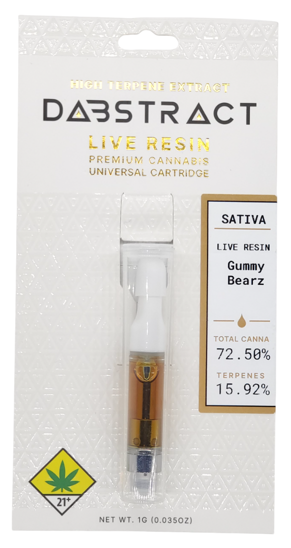 Photograph of product: Dabstract VAPE Gummy Bearz Cart 1g