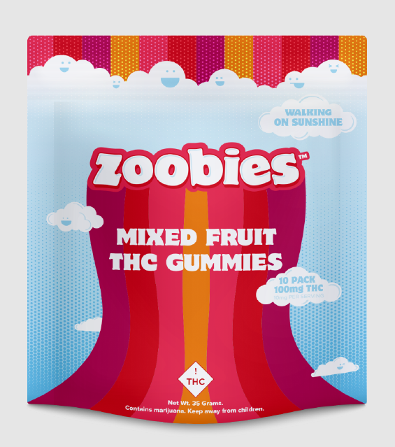 Photograph of product: Zoobies | Gummies | Fruit | 100mg