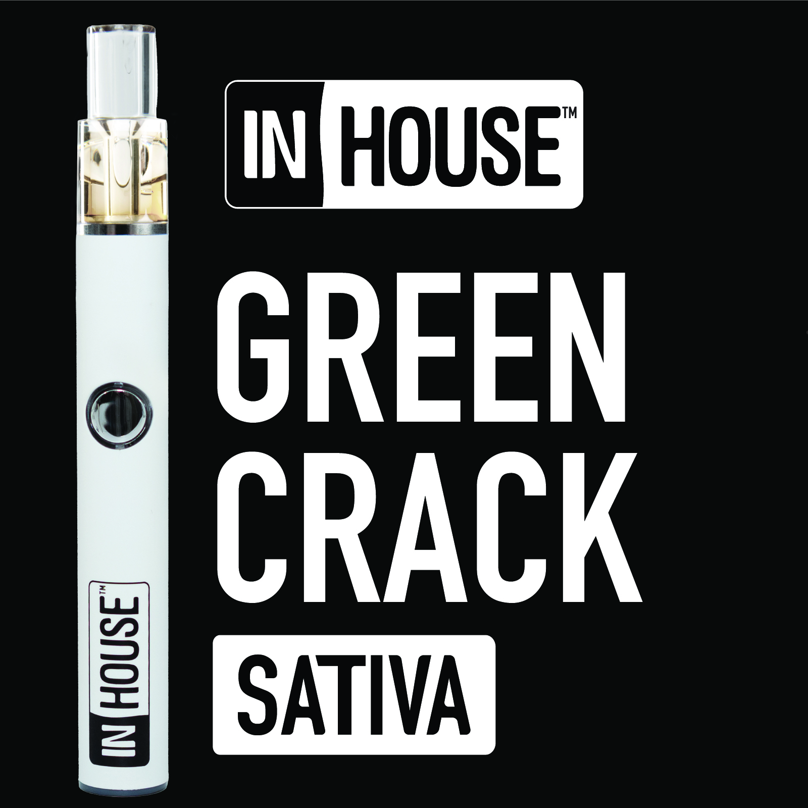 Photograph of product: Green Crack | 1g | Disposable Vape | In House