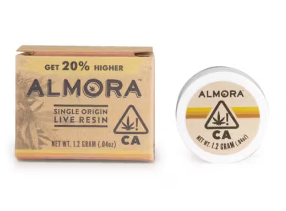 Photograph of product: ALMORA FARMS G33 LIVE RESIN SAUCE 1.2G