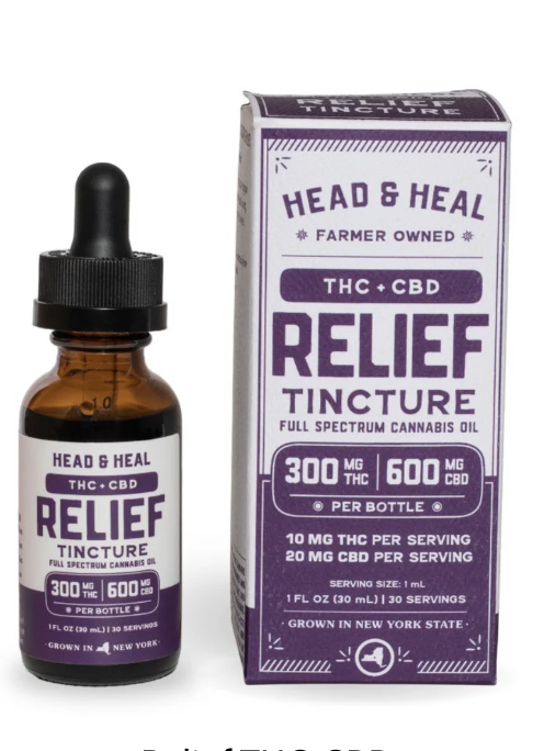 Photograph of product: Relief Tincture - 300mg TH-oui 600mg CBD