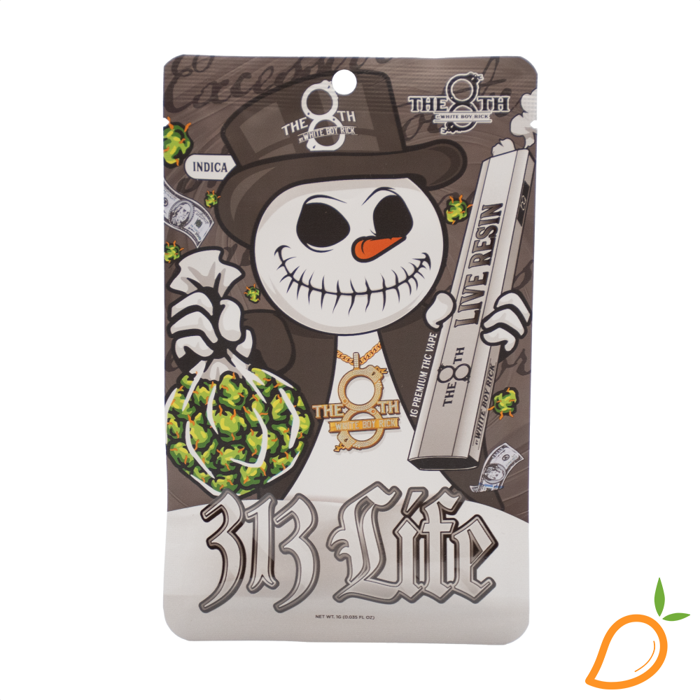 Photograph of product: 1g 313 Life Live Resin Disposable Vape The 8th