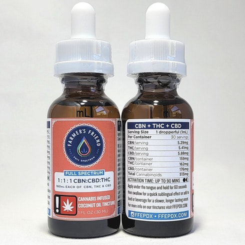 Photograph of product: 1:1:1 CBN:TH-oui:CBD Tincture | 1oz