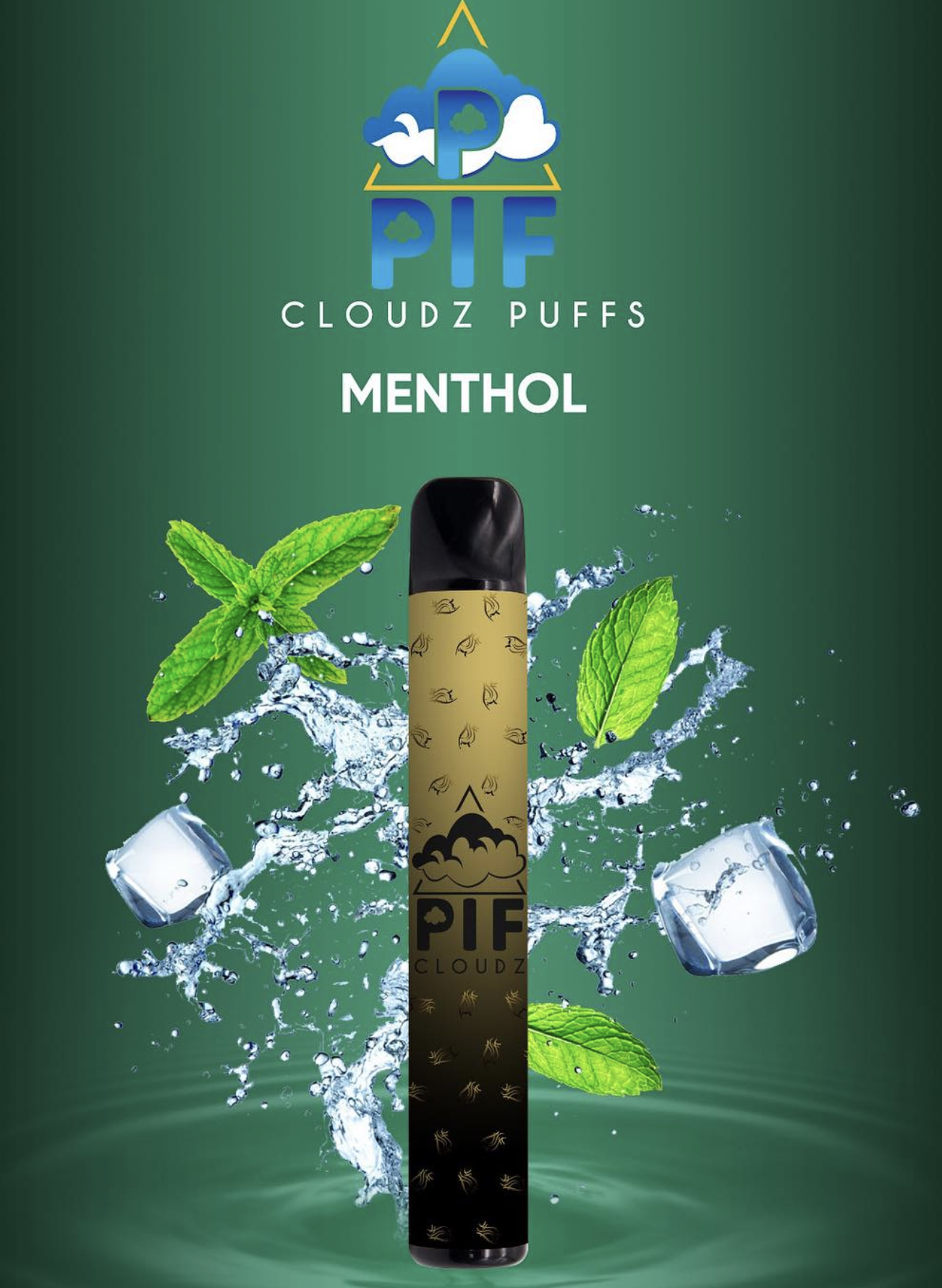 Photograph of product: PIF Cloudz Puffs- Menthol