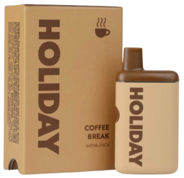 Photograph of product: Vape Disposable | Coffee Break | 4:1 TH-oui:TH-ouiV