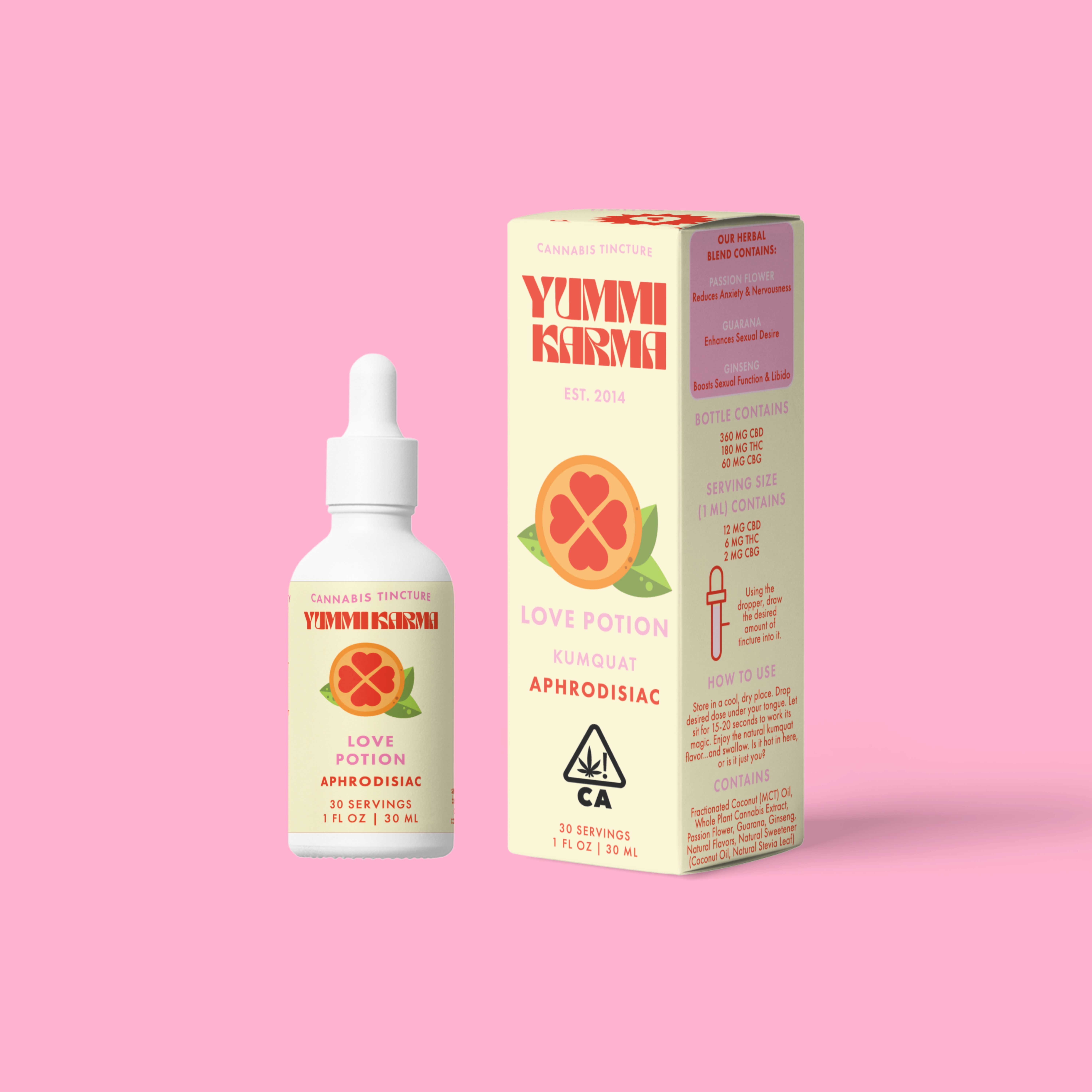 Photograph of product: Yummi Karma - Love Potion 6:3:1 (CBD/TH-oui/CBG) 600mg