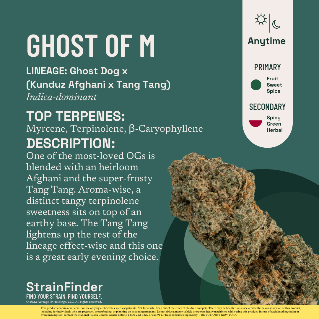 Photograph of product: The Botanist | Flower | Ghost of M - 28g