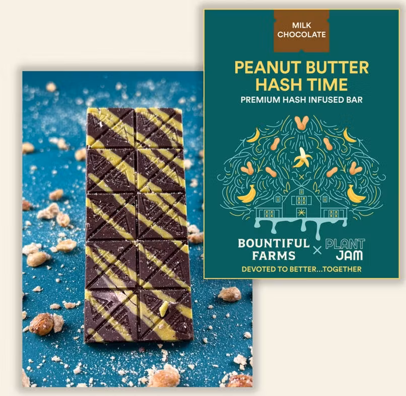 Photograph of product: Peanut Butter au chocolat Time | 100mg | Chocolate Bar