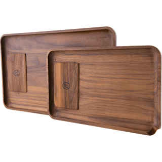 Photograph of Product: Marley Natural | Rolling Tray Large | Black Walnut