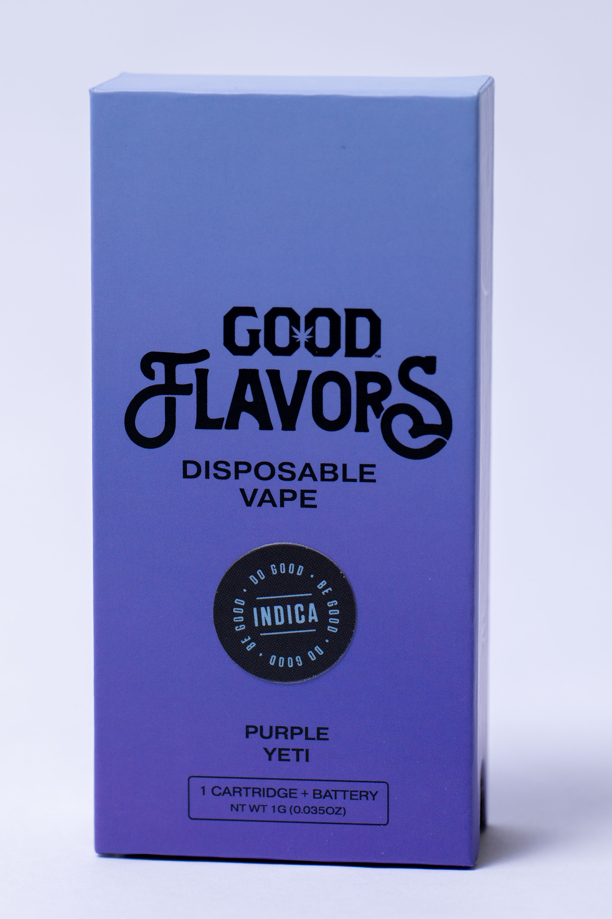 Photograph of product: *Flavors* Purple Yeti 1g Disposable