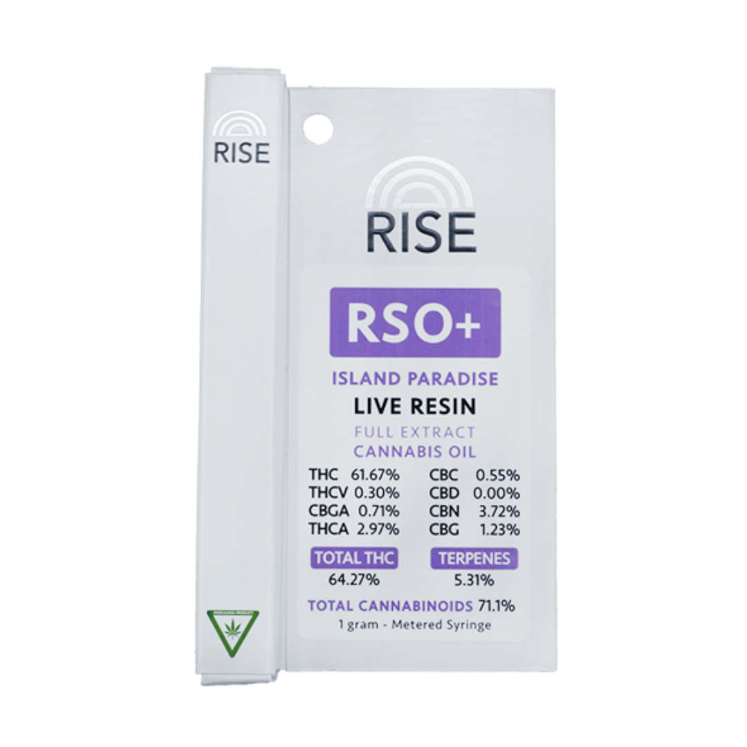 Photograph of product: RISE | Island Paradise RSO Syringe | 1g