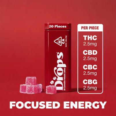 Photograph of product: Cranberry TH-oui+CBD+CBC+CBG 20Pk - 