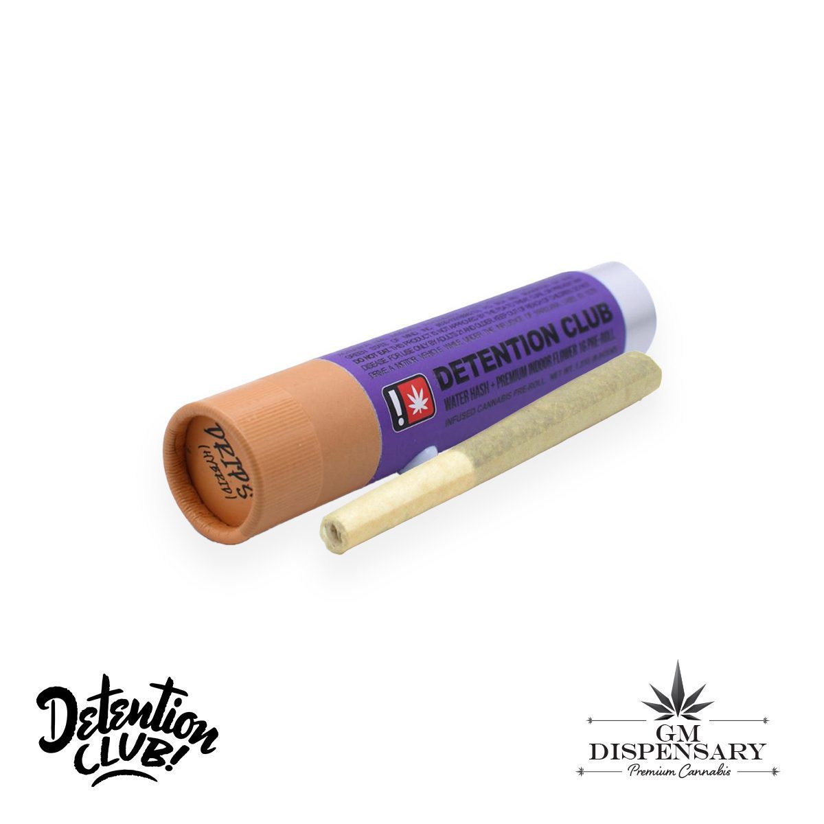Photograph of product: Detention Club 1.23g LEMON CHERRY GELATO Super Soaker Water au chocolat Infused Pre Roll