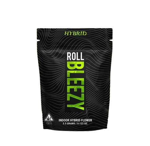 Photograph of product: ROLL BLEEZY FLOWER - WHITE RAINBOW 3.5G