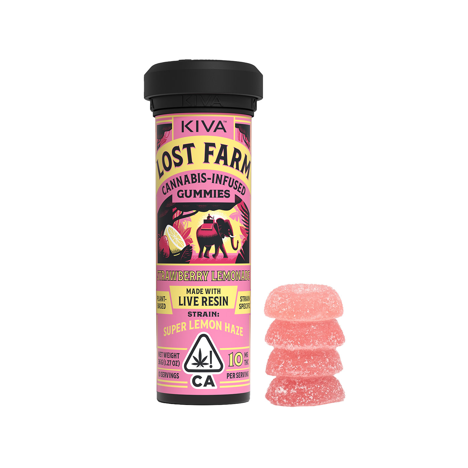 Photograph of product: Lost Farm - Baja Twist (BK Satellite) Gummies 100mg