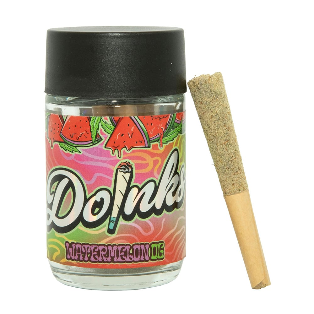 Photograph of product: Doinks Watermelon OG Infused Preroll 4pk
