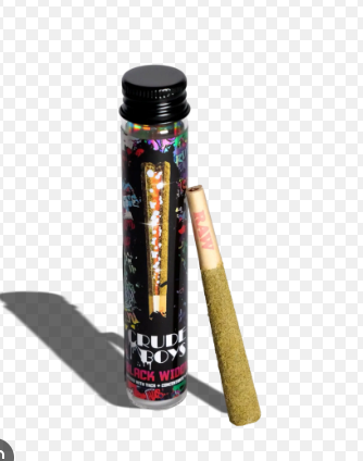 Photograph of product: Crude Boys Black Widow Infused Preroll Berrylicious 1.3g